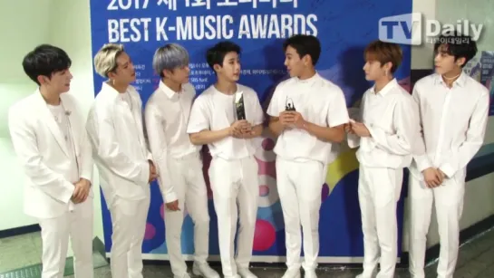 [VK][20.09.17] Interview with Monsta X for The Korea TV Daily  @  Soribada Best K-Music Awards 2017