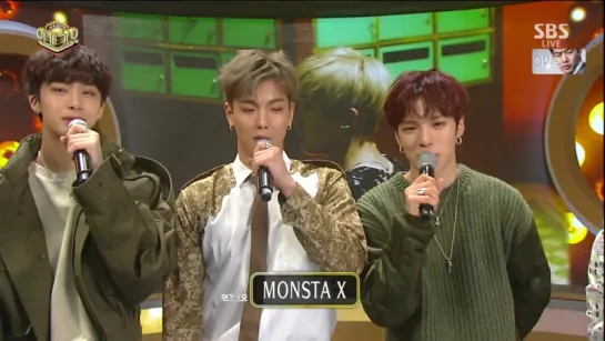 [VK][26.03.17] MONSTA X Interview @ Inkigayo