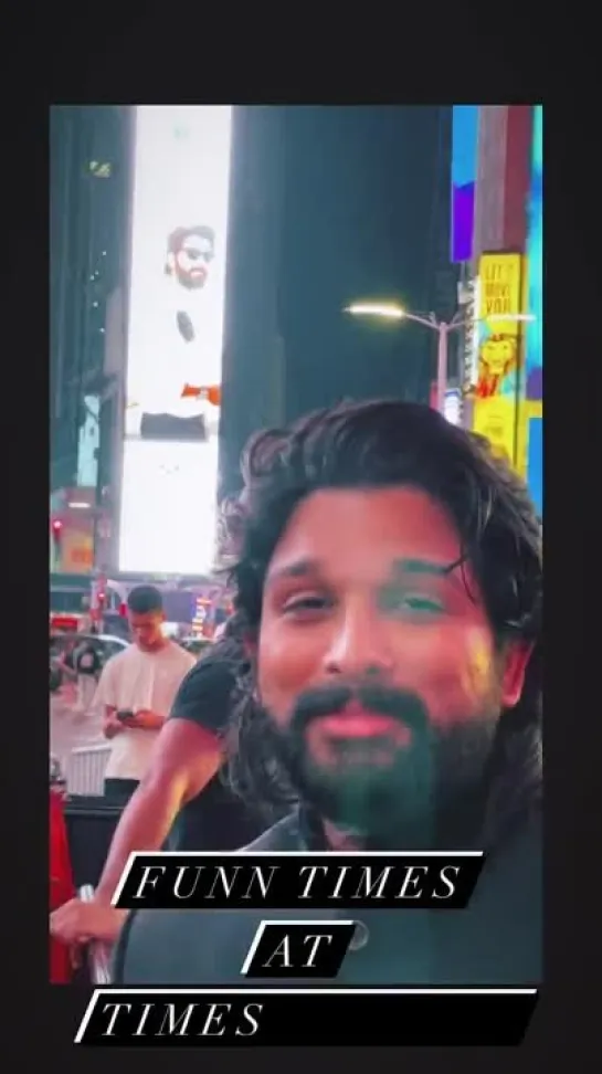 Allu Arjun (Times Square) 21.08.22