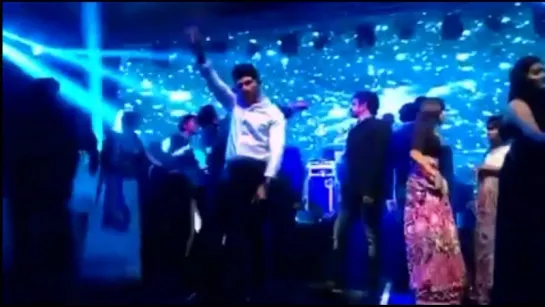 Allu Arjun Dancing at the Mega Star 60th Birthday