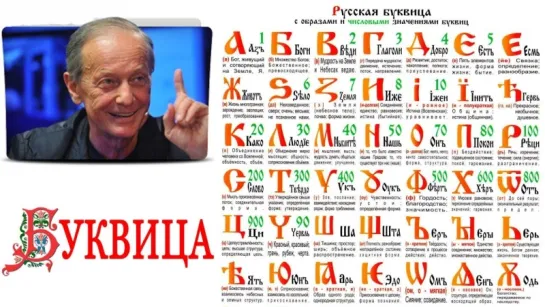 Аз Бога Ведаю! Михаил Задорнов. Буквица