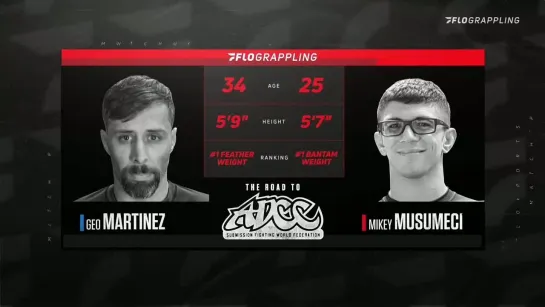 Mikey Musumeci vs Geo Martinez (-66kg) 2021 Road to ADCC