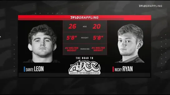 Nicky Ryan vs Dante Leon 2021 Road to ADCC