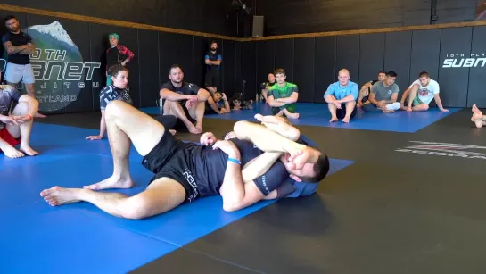 CAIO TERRA - 7 ULTRA-REVERSE TRIANGLE FROM CRUCIFIX (SINGLE LEG HALF COUNTER WHEN OPPONENT POST THE ELBOW ON THE MAT)