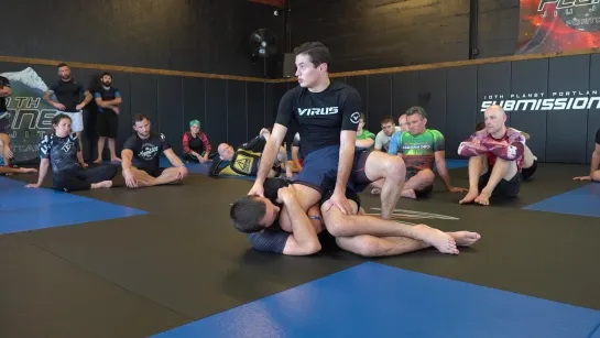 CAIO TERRA - 4 ARMLOCK FROM HALF GUARD BACK STEP (REVERSE HALF)