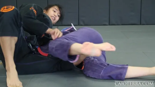 KRISTINA BARLAAN - 3 Half guard SMASH PASS HUGGING THE HEAD  to the back