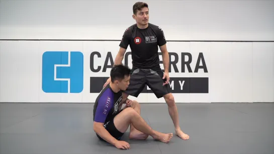 Caio Terra - 1 PASSING THE SHIN ON SHIN GUARD WITH A LEG SWIRL