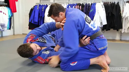 Caio Terra (side ctrl top)  - 2 Side Control Escape Against Hip Control