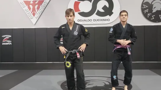 Osvaldo Quiexinho Moizinho - mini-seminar Leg Lasso Guard  #bjf_seminar