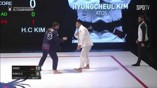 100  Matheus Diniz vs Kim Hyungcheul #spyder2019