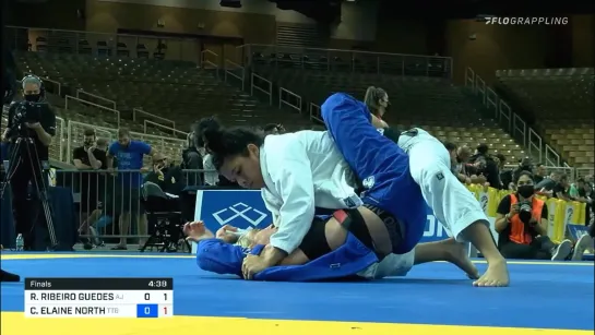 Rafaela Ribeiro Guedes vs Claire North #ibjjfpan2020 final MIDDLE final