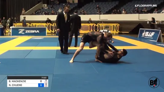 BENJAMIN MACKENZIE vs NATAN CHUENG 2018 World IBJJF Jiu-Jitsu No-Gi