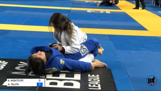 light-featherweight final Amanda Monteiro vs Talita Alencar #ibjjfpan19