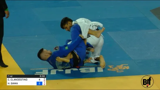 Cleber Sousa vs Hiago Gama Fin Roosterweight  fin  #ibjjfpan19