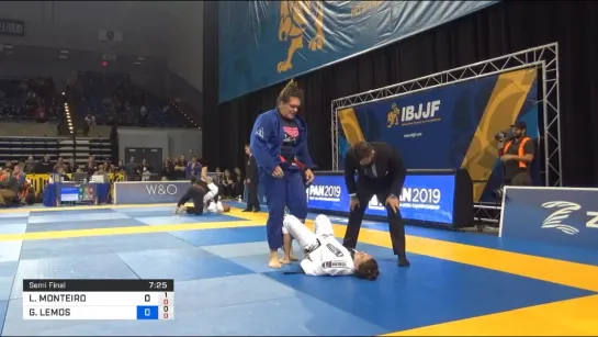 LUIZA MONTEIRO vs GABRIELLE GARCIA #ibjjfpan19