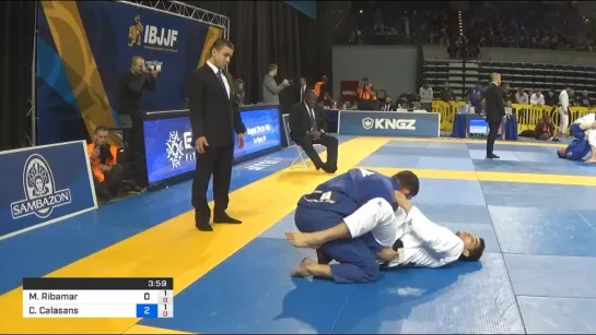 Manuel Ribamar vs Claudio Calasans middle 2 #ibjjfpan19