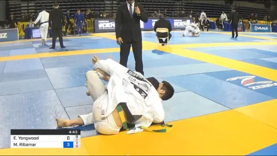 Edmund Yongwood vs Manuel Ribamar middle 1 #ibjjfpan19