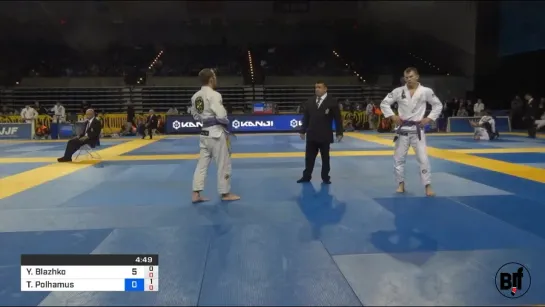 Yaroslav Blazhko vs Trevor Polhamus #ibjjfpan19