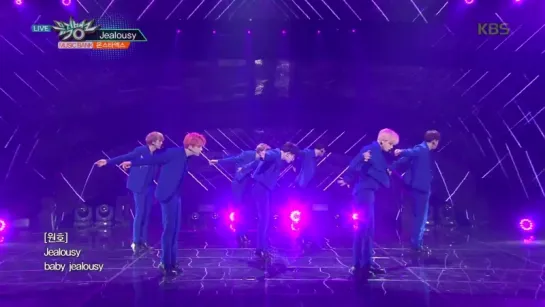 [VK][180420] MONSTA X - Jealousy @ Music Bank