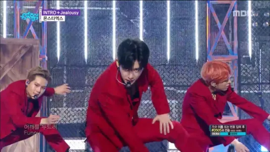 [VK][180331] MONSTA X - Intro + Jealousy @ Music Core