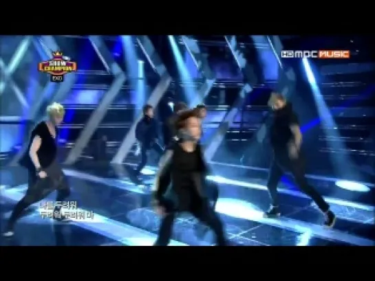 130612 EXO - WOLF @ MBC SHOW CHAMPION