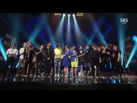 130616 EXO Winner @ SBS Inkigayo