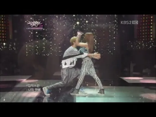 120824 EXO-M Luhan & BoA - "Only One" @ Music Bank