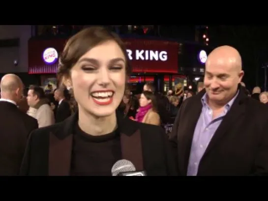 Keira Knightley Interview- Jack Ryan- Shadow Recruit Premiere