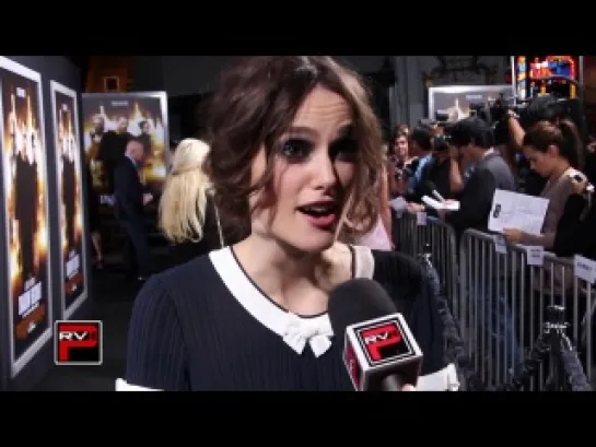 Keira Knightley talks CIA Husbands at Jack Ryan Shadow Recruit Premiere