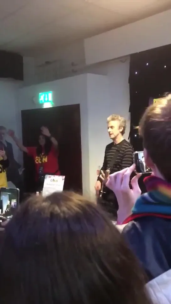 Peter Capaldi playing Starman I am living