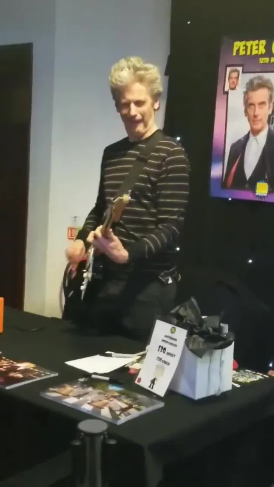 PeterCapaldi playing Starman by David Bowie 3