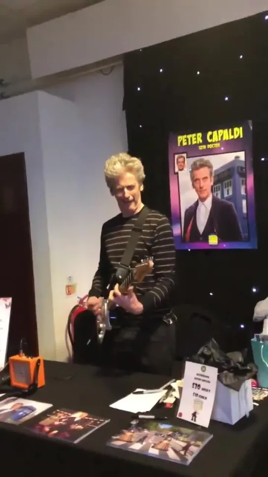 PeterCapaldi playing Starman by David Bowie 2