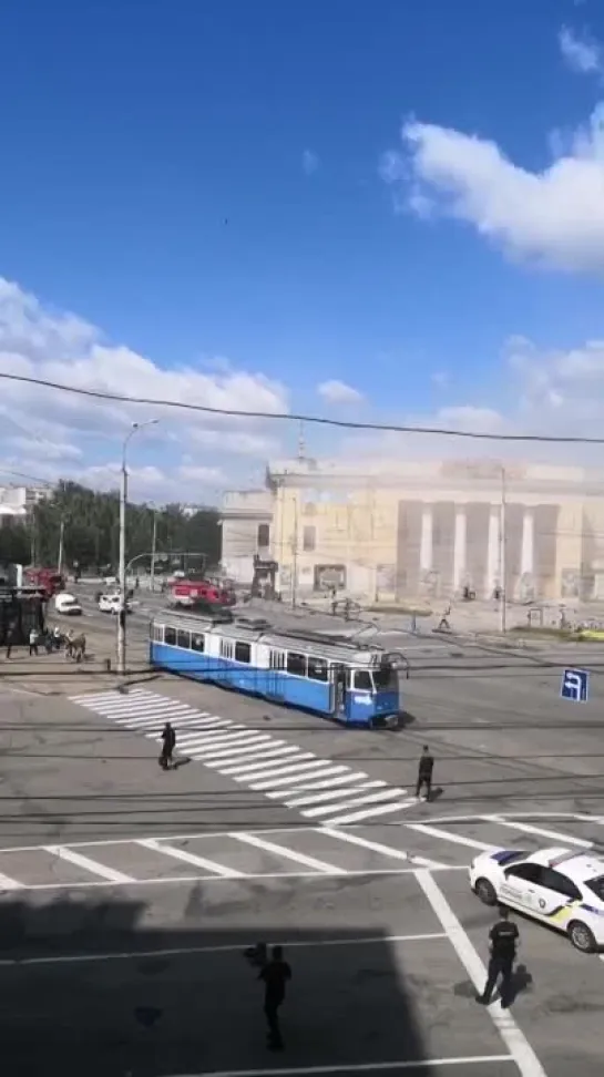 Еще фото и видео ударов по Виннице. Уничтожен Дом Офицеров.