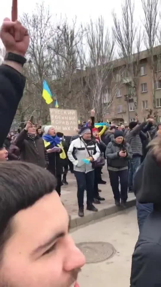 Запрет на митинги в Мелитополе