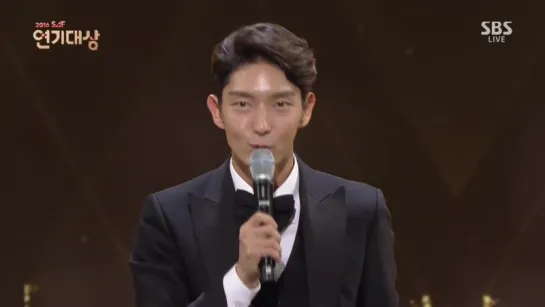 SBS SAF Drama Awards 2016 — « Звезда Халлю » Lee Joon Gi 31.12.2016