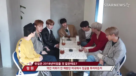 [VK][190218] MONSTA X interview @ STARNEWS