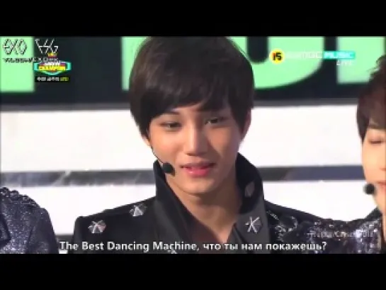 [РУСС. САБ] 120417 EXO-K - Interview @ MBC Music Show! Champion