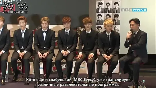 [РУСС. САБ] 131128 EXO's SHOWTIME Press Conference