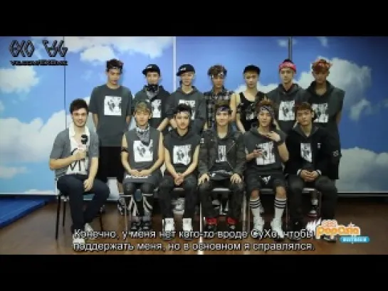 [РУСС. САБ] 130922 EXO  Interview @ PopAsia Extra!