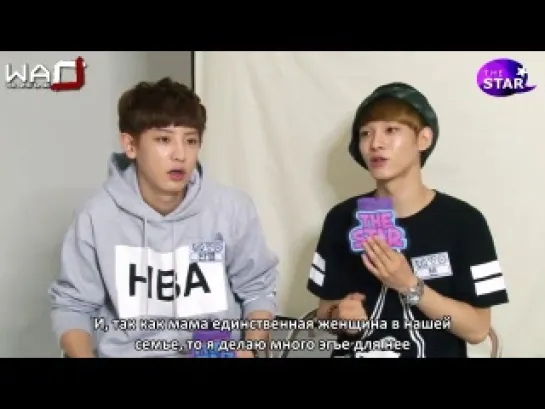 [РУСС.САБ] 130830 Chen @ The Star Interview