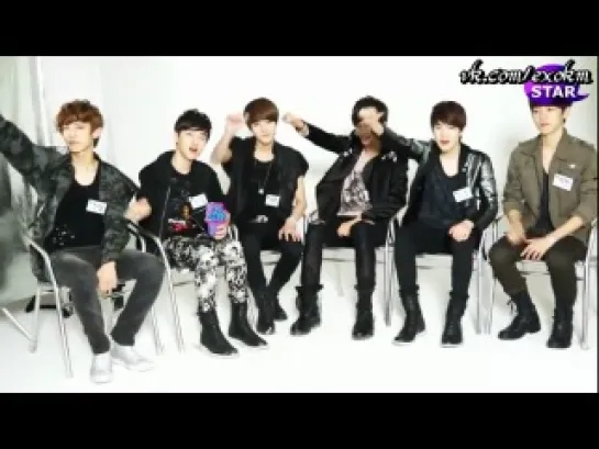 [РУСС. САБ] 120511 EXO-K @ The Star Interview