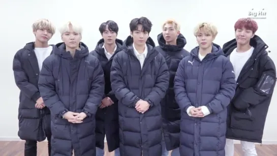 [MESSAGE] 171111 BTS Shout-out for ARMY's taking their College Scholastic Ability Test!