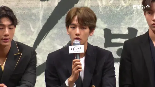 [VIDEO] 160824 EXO's Baekhyun speech @ Moon lovers press-con