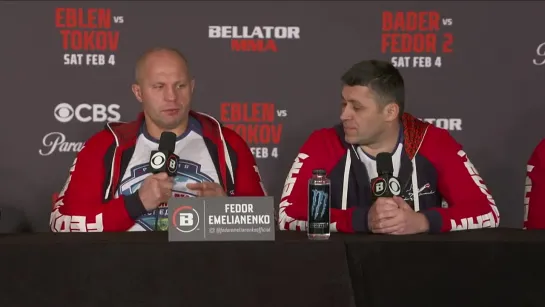 Пресс-конференция Bellator 290: Бейдер против Федора 2