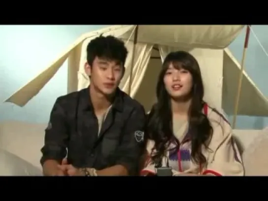 Suzy & Kim Soo Hyun New Year Greetings | Bean Pole