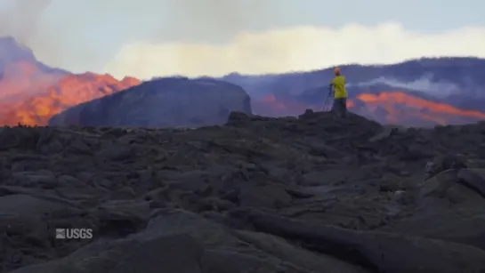 Kīlauea Volcano — Lava Scenes From Fissure 8