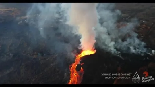 Part I из II - 20.06.2018 Eruption Overflight