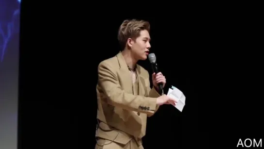 [VK][13.04.18][Fancam] fansign in Ilchi Art Hall  (TMI Jooheon about Shownu)