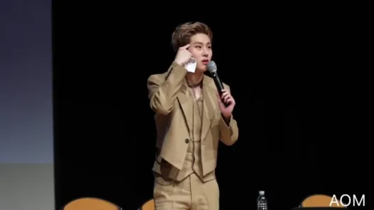 [VK][13.04.18][Fancam] fansign in Ilchi Art Hall (TMI Jooheon about Shownu)