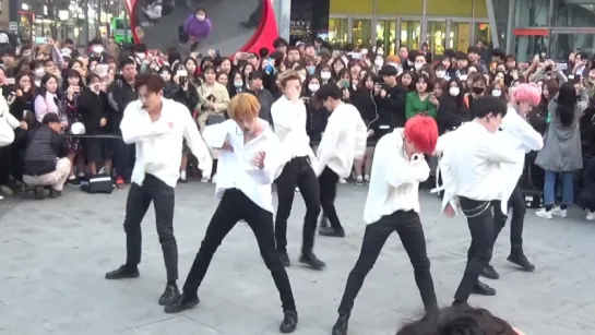 [VK][27.03.18][Fancam] MONSTA X filming for 1theK 'Run To You' at Sinchon